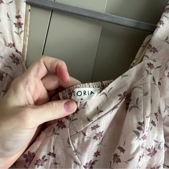 Floral Ruffle Sleeve Maxi Dress- Petal and Pup - Picture 5 of 8